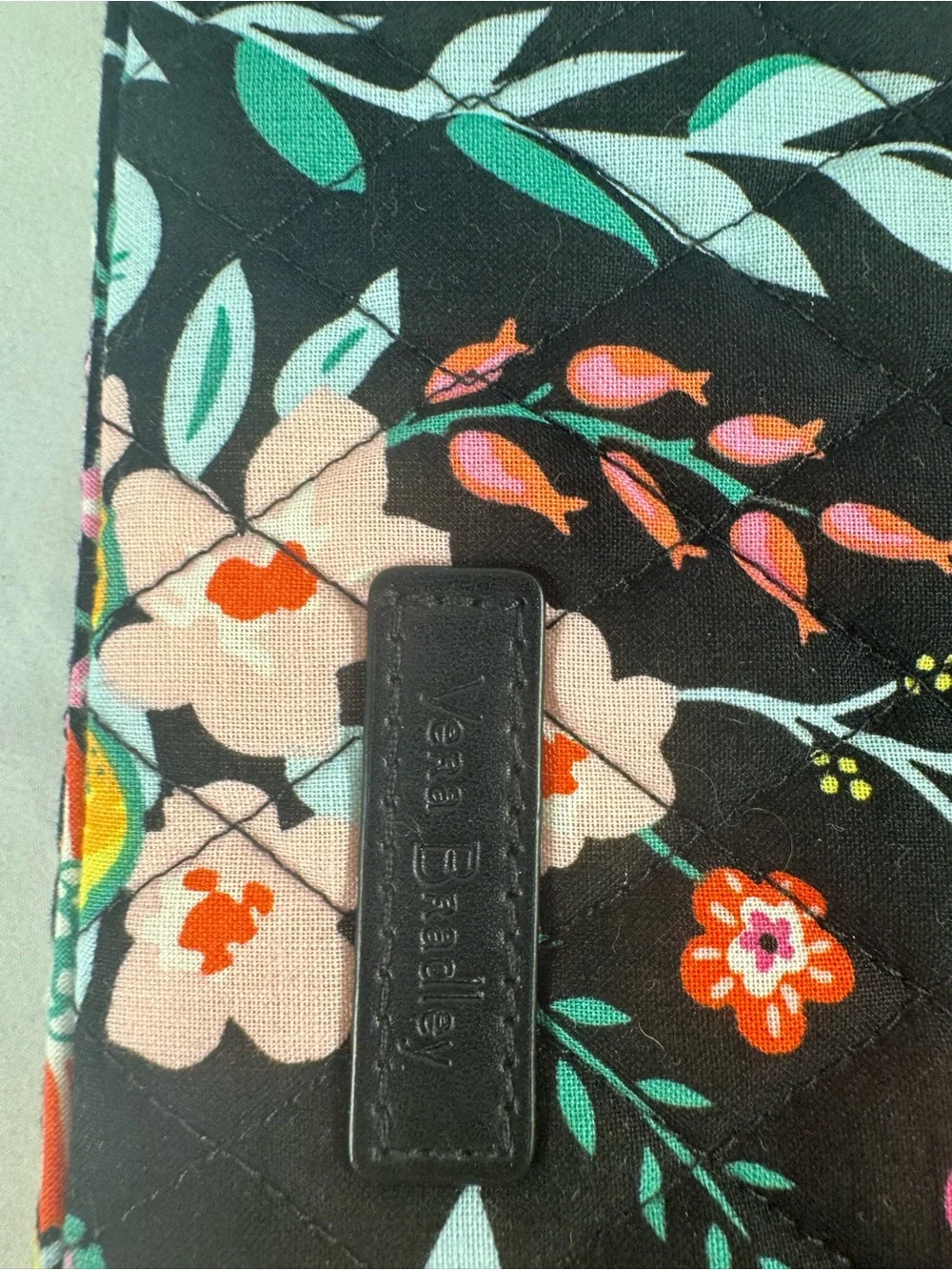 Vera Bradley Tangerine Twist Quilted Tablet Sleeve Case Boho GrandmaCore Floral